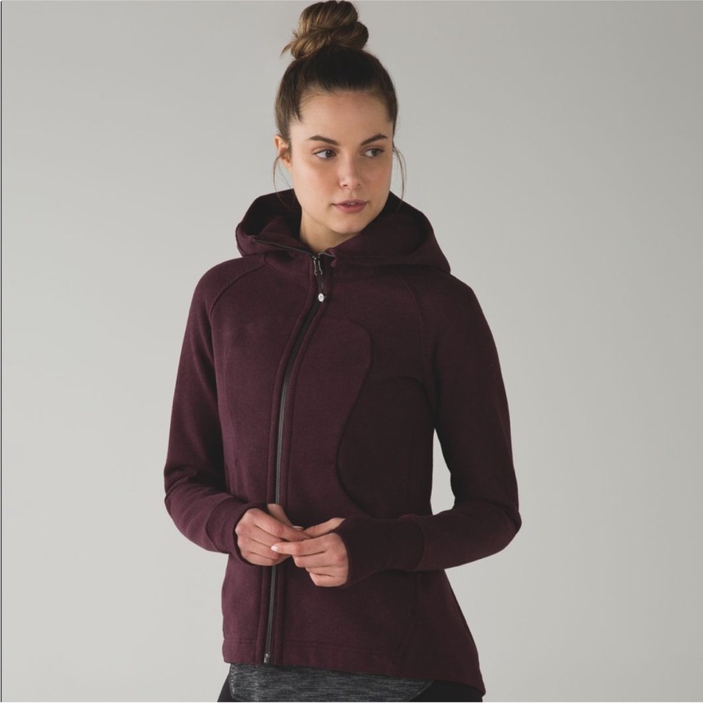 Lululemon Pleat To Street Hoodie Bordeaux 4